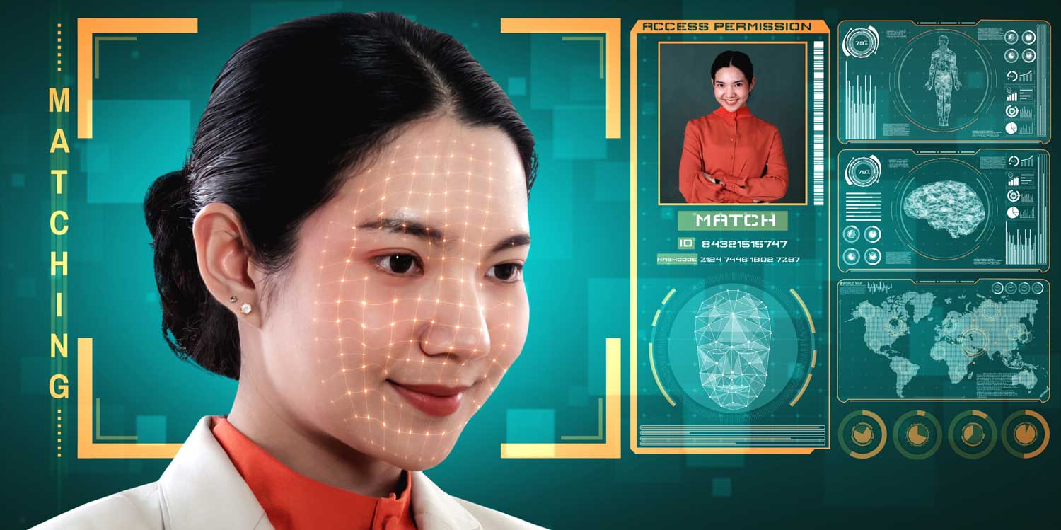 Face recognition AI video surveillance