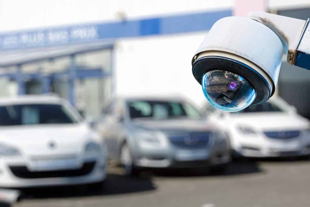 car dealership security cameras