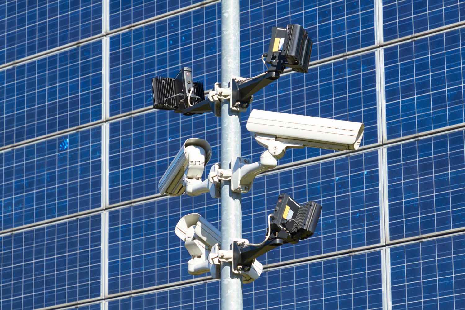 Video Surveillance in Solar Panel Security